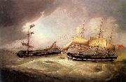 Joseph heard Passengers from the Dismasted U.S. Merchantman oil painting